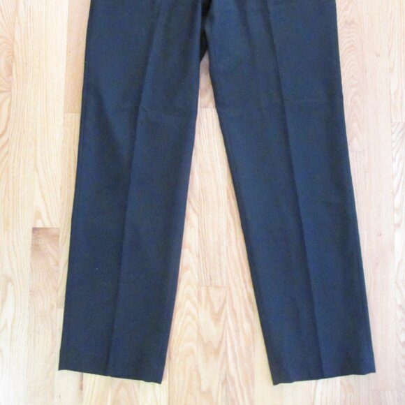 J. FERRAR MEN'S SIZE 32 X 32 TROUSER BLACK FLAT FRONT MODERN FIT PANTS DRESS SLA - Picture 2 of 13